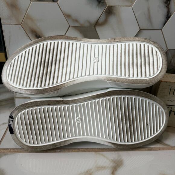 Bonavi Anti-stress Skateboard Sneakers Sz 39 Crystal Embellished Lace Eyelets - Picture 13 of 15